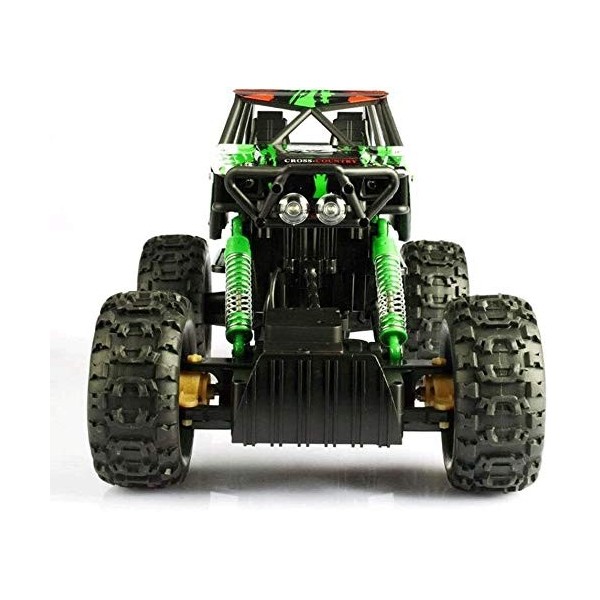 OSBELE Voiture de Loisir Rechargeable 2,4 GHz 4 Roues motrices à Vitesse Rapide Rock Crawlers Dune Buggy Télécommande Monster