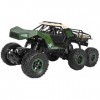 Mopoq RC voiture, 4x4 Crawlers Toy 6 lecteur Télécommande sans fil haute vitesse hors route du véhicule électrique 6 roues es