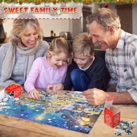 Tosekry Calendrier de lavent 2023 Puzzle, 24 Boîtes Calendriers de lavent Arbre de Noël Decoration Noel Adultes, 1008 Puzzl