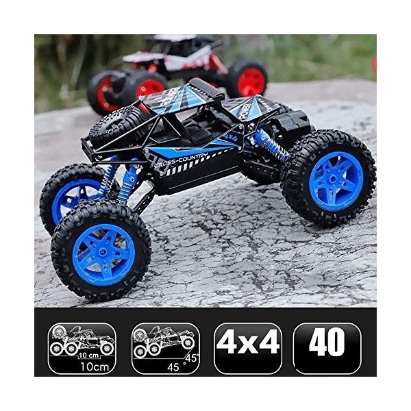 KALWAX 1/12 RC 4WD Rock Crawlers 4x4 RTR Driving Car Double Motors Drive Rock Crawler Monster Big Foot Car Télécommande Modèl