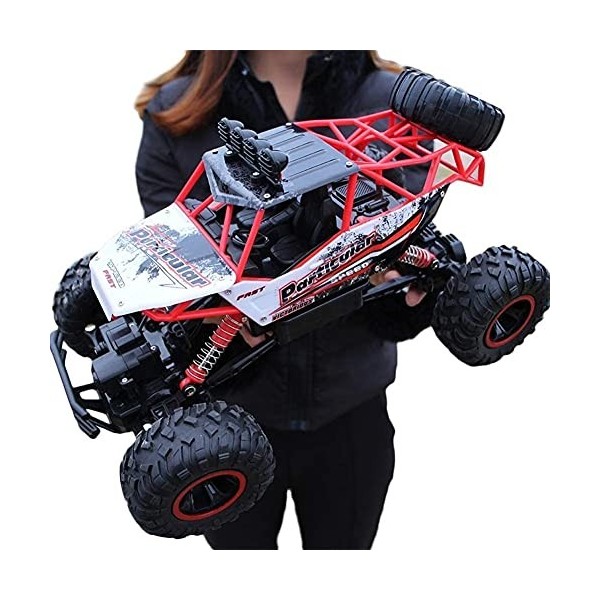 UimimiU Voiture de contrôle à distance 2.4G 4WD Tous les véhicules de terrain RC Voiture Rock Crawlers hors route Carte desc