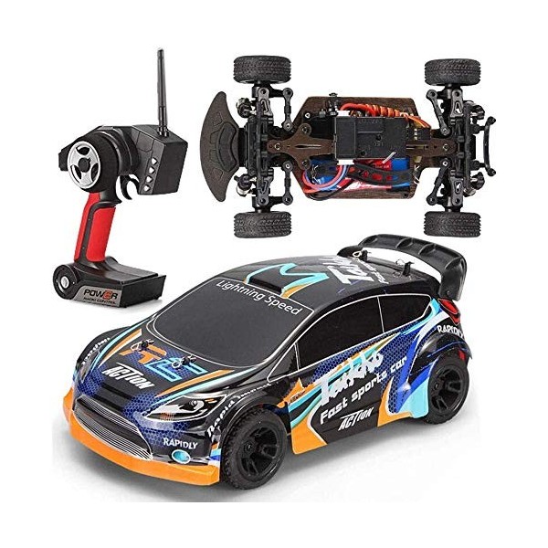 Zhangl 01:24 RC pied Stomp & LaunchAction Rocket Parent-enfant Jeu 25 kmh brushless Quad entraînement extérieur Jouet, Crawle