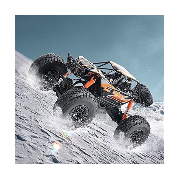 RC Off Road Vehicle Giant 1:10 2.4Ghz Radio Remote Control Car Orange Hobby Electric High Speed ​​Racing Rock Crawlers Monste