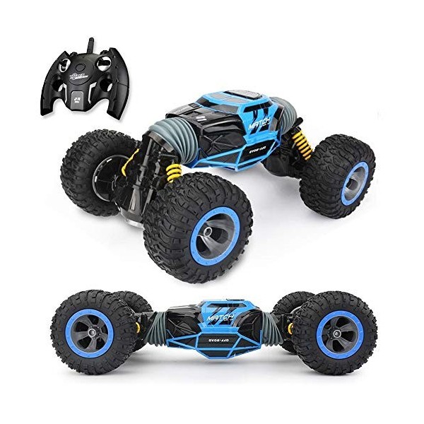 Ycco Véhicule de voiture RC de course de buggy rechargeable électrique haute vitesse Tout Terrain Super Large 4WD véhicule to