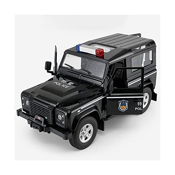 MADBLR7 Voiture De Police Rc 1:14 Voiture De Sport Télécommandée avec Lumières LED Fonctionnelles 4WD Voiture RC Haute Vitess