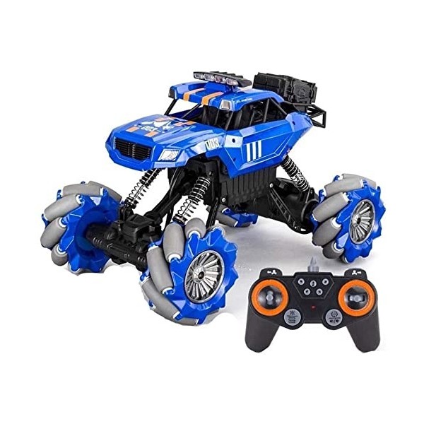 Moteurs Rechargeable Télécommande Tout Terrain RC Rock Vehicle 4WD 40km/h 2.4GHz Double Contrôle Buggy Truck Off Road Radio R