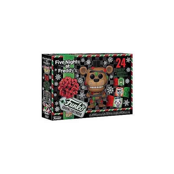 Funko Advent Calendar: Five Nights at Freddys FNAF 2023 - Calendrier de Lavent - 24 Jours de Surprise - Mini-Figurine en 