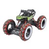 SCOOVY 1/12 RC Stunt Car, 360° Rotation Double Télécommande Drift RC Vehicle All Terrains Crawler RC Truck avec Lumière pour 