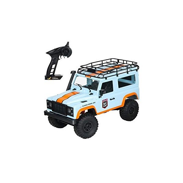 HBBOOI Électrique 4 Roues motrices RC Stunt Car Hors Route sur Les véhicules Hors Route radiocommandé Véhicule Rock Crawler R