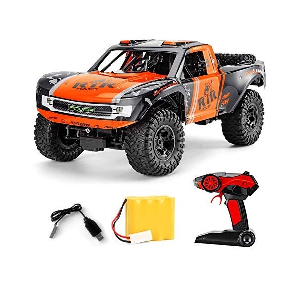 Voitures RC 1:8 Échelle 2.4GHz 4WD Rc Voiture Rétro Crawler Étanche Télécommande Camion Électrique Amphibie Véhicules Tout-Te