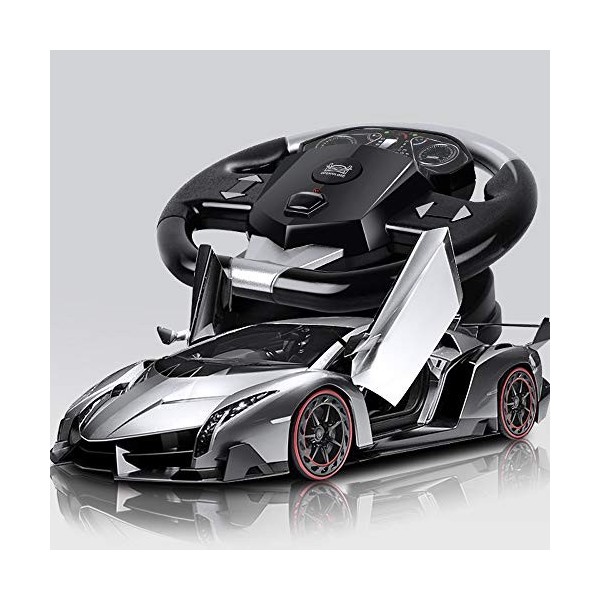 RC Super Car 2.4GHz Télécommande sans fil Voiture de course électrique 1/10 Capteur de gravité rechargeable électrique Véhicu