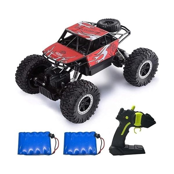 1:14 Échelle RC Voiture RC Camions Rock Crawlers 2.4Ghz Radio Télécommande Monster Trucks avec Deux Batteries 4WD 4x4 Véhicul