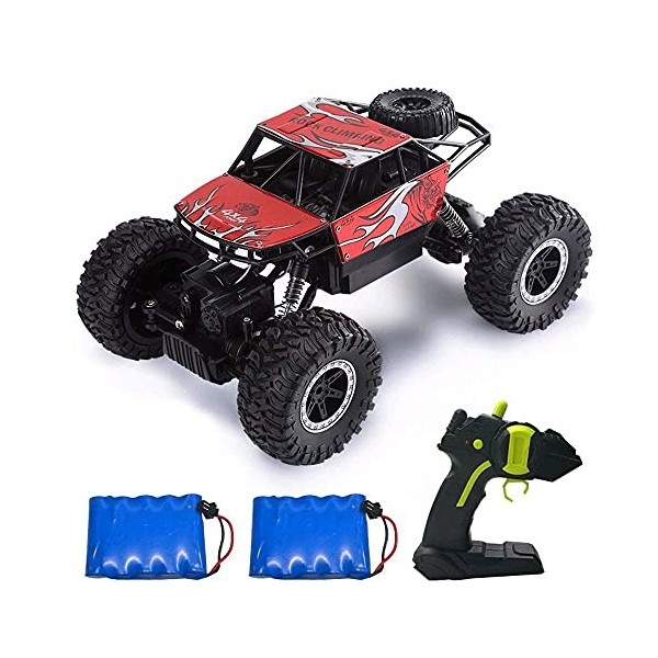 1:14 Échelle RC Voiture RC Camions Rock Crawlers 2.4Ghz Radio Télécommande Monster Trucks avec Deux Batteries 4WD 4x4 Véhicul