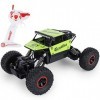 EQEEN Voitures RC 2,4 GHz, Voiture télécommandée 4 Roues motrices puissantes Buggy Tout Terrain RC Rock Crawler Voitures radi