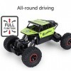 EQEEN Voitures RC 2,4 GHz, Voiture télécommandée 4 Roues motrices puissantes Buggy Tout Terrain RC Rock Crawler Voitures radi