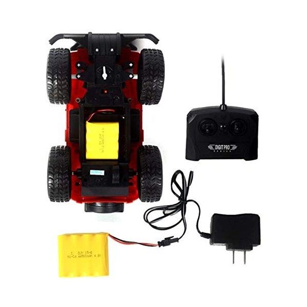 THj 1:14 Rouge Mise à Niveau véhicule Tout-Terrain RC Voiture Jouet pour Enfants radiocommande véhicule télécommandé Batterie