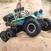 YQGOO RC Off Road Car, Remote Control Car, 2.4Ghz 1:10 Giant 6WD Electric High Speed Monster Truck Rock Crawlers for Adults a