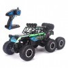 Camion Télécommandé 2.4Ghz, 1:10 Voiture Tout-Terrain Géante À Six Roues Motrices RTR Buggy Jouet Radio Télécommande Alliage 