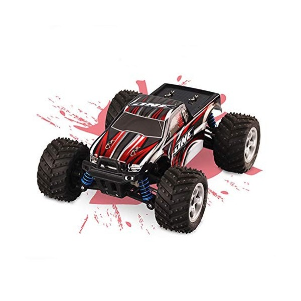 GRTVF 4x4 RTR Toy, 1:18 Télécommande Buggy Terrain Unlimited Terrain RC Car 2.4GHz Véhicule de Course radiocommande 4WD Stron