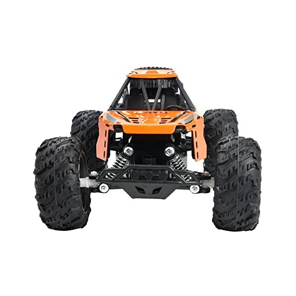 CMJ RC Voiture RC Off-Road Speed Buggy Rechargeable 4WD Radio Télécommande Drift Left Right USB Car 1:18 Green 