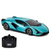 Lamborghini Aventador - Télécommande sous Licence Officielle pour Enfants avec Feux de Travail, Modèle RC pour Voiture 1:24, 