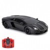 Lamborghini Aventador - Télécommande sous Licence Officielle pour Enfants avec Feux de Travail, Modèle RC pour Voiture 1:24, 