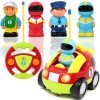 JOYIN Voiture Télécommandée RC Cartoon Jouets avec Musique et Lumières Cadeau pour 2 Ans Enfants