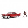 Jada Toys - Cadillac Series 62 + Freddy Krueger Figure - 1958-1/24