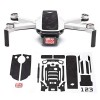 Wrapgrade Skin Ensemble dautocollants Compatible avec DJI Mini 2 | Couleur daccent Coloration-X 