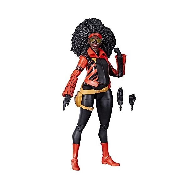 Spider-Man Marvel Legends Series, Across The Spider-Verse Partie 1 , Figurine Jessica Drew de 15 cm, 2 Accessoires