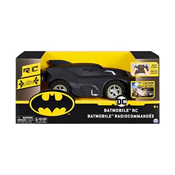 dc comics Batman - 6058489 - Batmobile RC 1:24 - Voiture Véhicule radiocommandée - Jeu Jouet Enfant