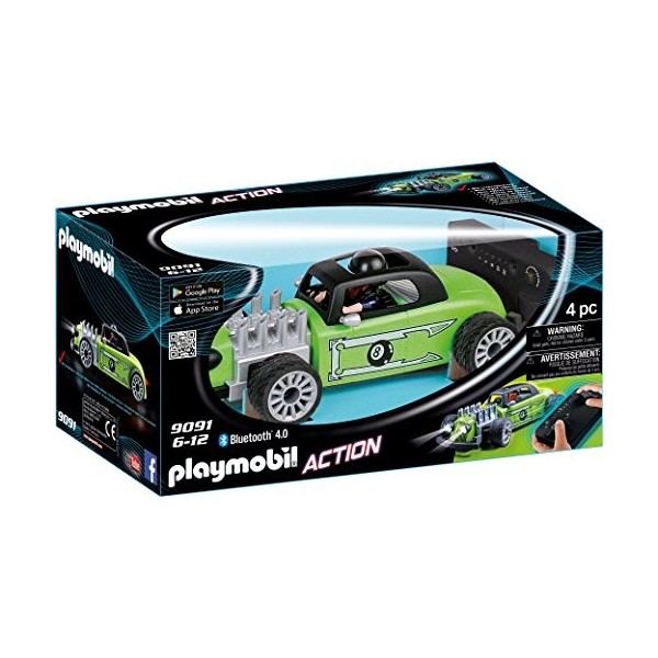 Playmobil 9091 Voiture de Course Verte radiocommandée, Vert