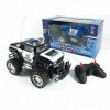 Tout terrain Police Télécommandé Voiture Police Jouet Radio Commande Voiture Radiocommande RC Police Force Voiture Radiocomma