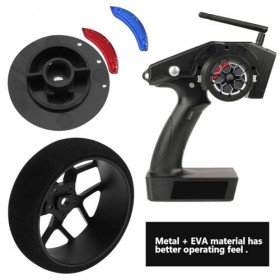 RC Télécommandé Volant en Métal Remplacement Compatible avec Radiolink lémetteur RC4GS/RC4GS V2/RC4GS V3/RC6GS/RC6GS V2/RC6G