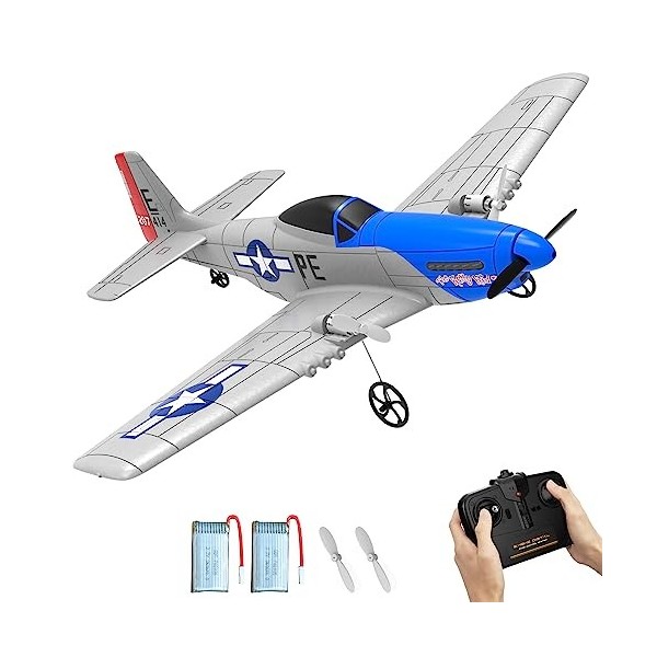 VOLANTEXRC Avion télécommandé 2-CH RC prêt à Voler Sport CUB S2 Avion radiocommandé pour débutants avec système de stabilisat