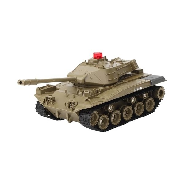 VGEBY Carro Armé télécommandé, 1/16 Modèle de véhicule Carro Armé RC Jouet Mini Carro Armé Cadeau Jouet pour Enfant Vert 