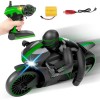 deAO Ensemble de Jeu de Moto de Course Formule 1 à Grande échelle télécommandé Comprenant Une Batterie Rechargeable et Un Cha