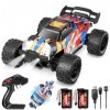 Fesexoul Voiture Télécommandée, 1:18 4WD RC Voiture 40KM/H, Voitures Radiocommandées avec Batterie 60 Minutes Dautonomie, RC