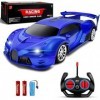 YANGUN Voiture Télécommandée,1:18 Jouet Enfants RC Voiture avec Lumière LED, 2.4GHz Voiture Radio Commande, Voiture RC Sensib