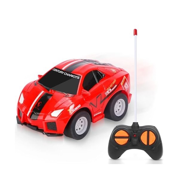 Funmo Voiture Télécommandée, Voiture à partir de 2 à 3 Ans,Voiture Télécommandée Enfant Cadeau danniversaire pour Fille garç