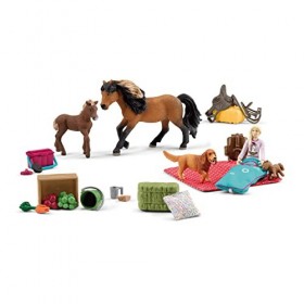 Schleich 98982 Calendrier de lavent Horse Club 2023 FR-IT, dès 5 Ans, Horse Club - Coffret, 24 pièces