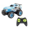 Exost Voiture Télécommandée X-Beast 2,4Ghz 13cm-Pneus Tout Terrain-Jouet pour Enfant-Dès 5 Ans, 20612, Mini Truck Bleu