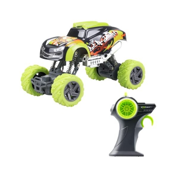 Exost Voiture Télécommandée X-Beast 2,4Ghz 13cm-Pneus Tout Terrain-Jouet pour Enfant-Dès 5 Ans, 20612, Mini Truck Bleu