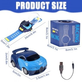 Mini Montre de Voiture Telecommandé Jouets, 2.4GHz USB Montre de Voiture Telecommandé pour Fille Garçon, Montre Télécommande 