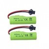 ZYGY 2PCS 3.7V 500mah Batterie au Lithium pour DE35 DE38 DE40 DE50 TB202 TB201 TM201 TM202 TC141 DE44 DE55 TS201 TD202 TD161 