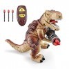 ThinkGizmos DinoShooter Jouet Dinosaure T-Rex Télécommandé avec Effets Sonores et Tirs de Missiles - Jouet pour Garçon et Fil