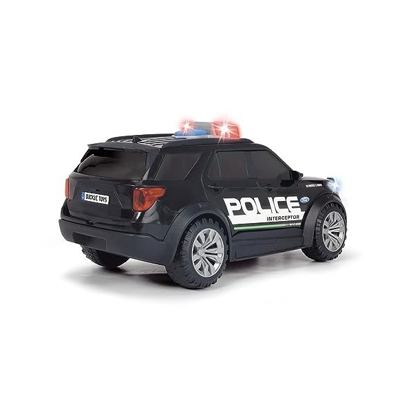 Dickie - Voiture Ford Police Interceptor - Son et Lumière - 27,5cm - Piles Incluses - Dès 3 Ans - 203714018