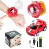 Tomatong Telecommandé Enfant Montre Voiture,Mini Mignon Poignet Montre Racing Jouetde Course pour 3 Ans garçon Fille,USB,Hall