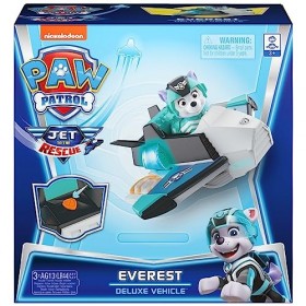 Paw Patrol, Jet to The Rescue Everest Deluxe Transforming Vehicle with Lights and Sounds