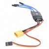 ESC sans balais, Régulateur de Vitesse électronique 30A Brushless ESC XT60 Connecteur Contrôleur de Vitesse Eletronic pour Dr